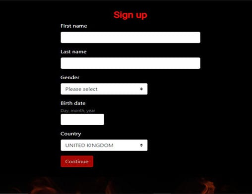 666 casino signup Dream Vegas sign up page
