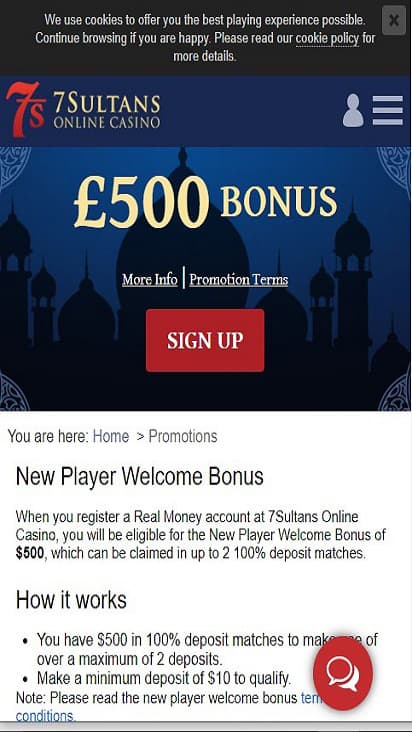 7 Sultans Casino promo mobile 7 Sultans Casino promo mobile