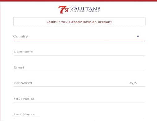 7 Sultans Casino signup all slots casino sign up
