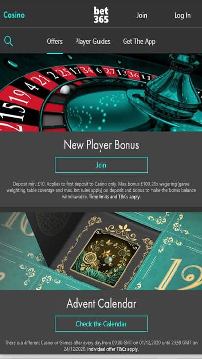Bet365 promo mobile