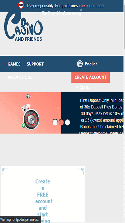 CasinoandFriends home mobile CasinoandFriends home mobile