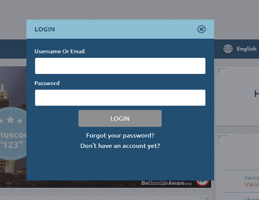 CasinoandFriends login play ojo login page