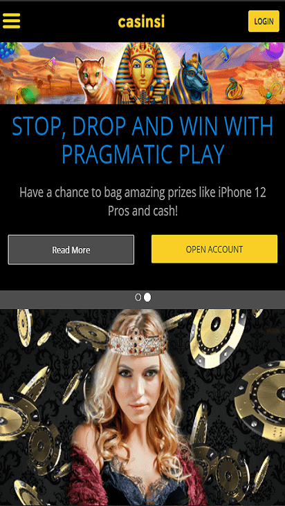 Casinsi pomo mobiel
