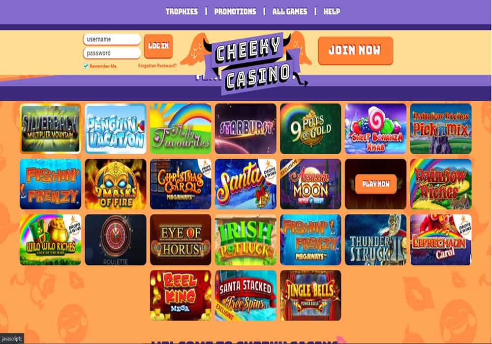 Cheeky Casino game slots rush games