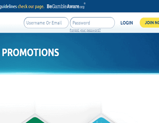 DrueckGlueck login play ojo login page