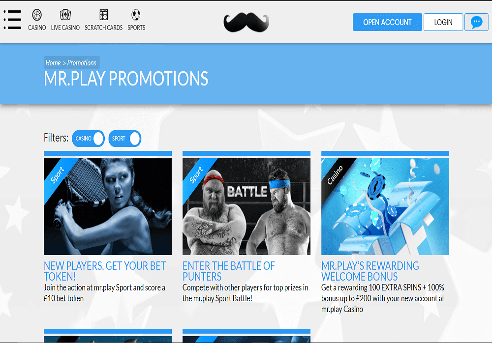 green play promotions page