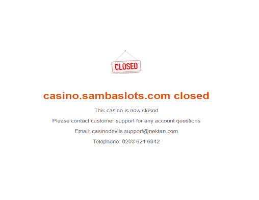 SambaSlots singup Kerching sign up page