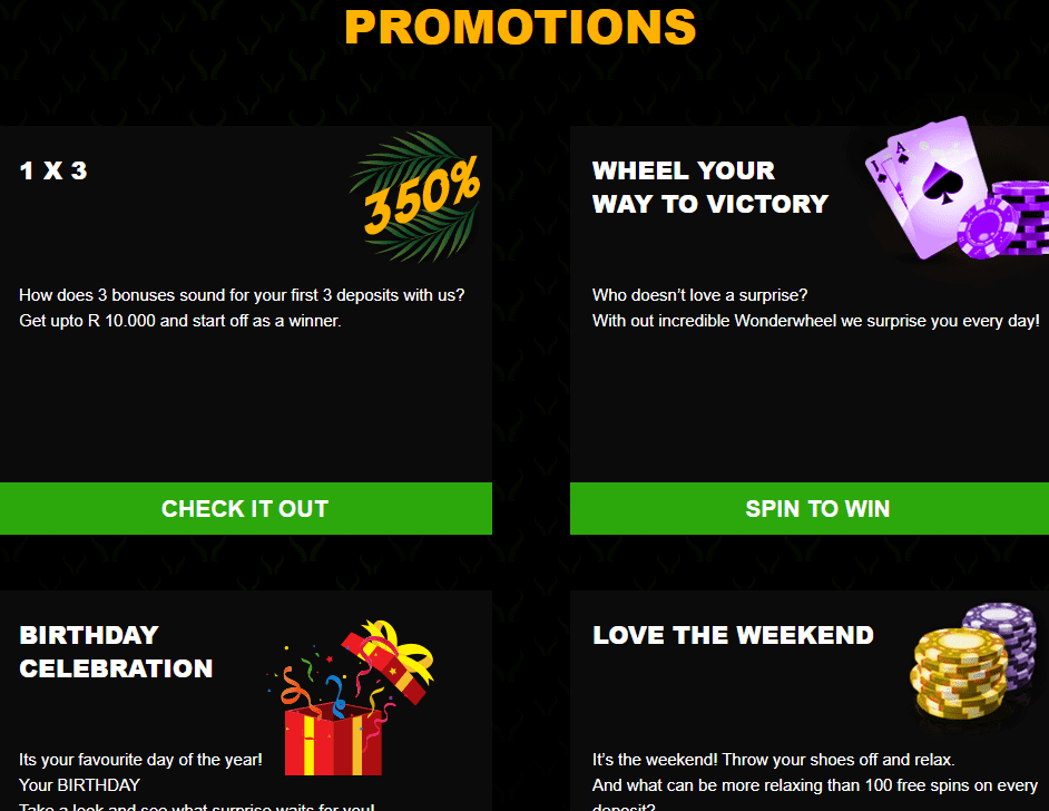 africasino promotions