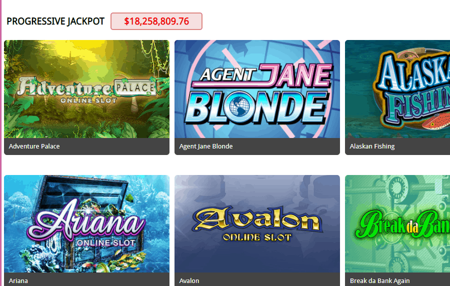all jackpots casino games