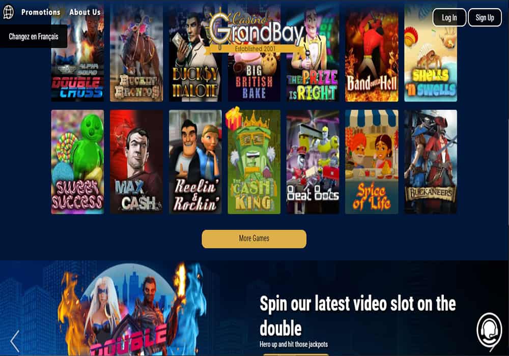 grande vegas casino games