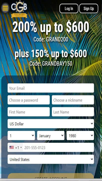 betcasinograndbay home mobile
