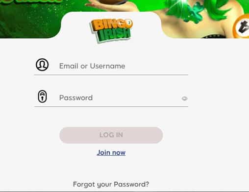 bingo irish login