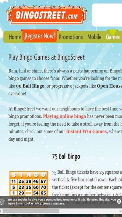 bingostreet game mobile bingostreet game mobile
