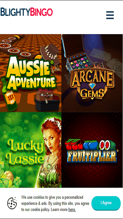 blighty bingo game mobile