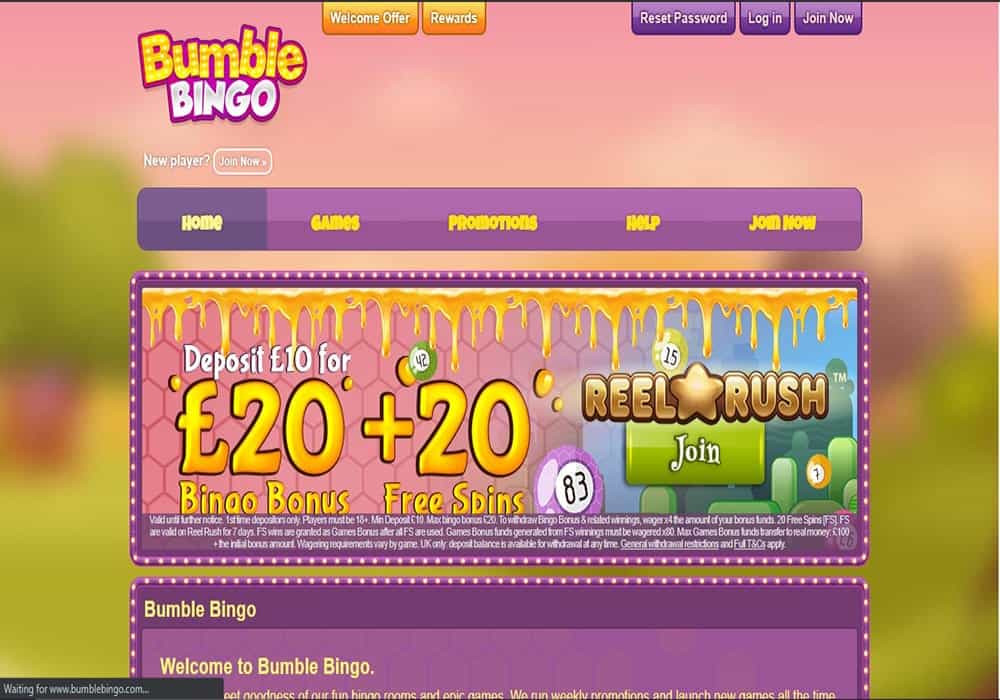 bumblebingo home 888 Casino logo
