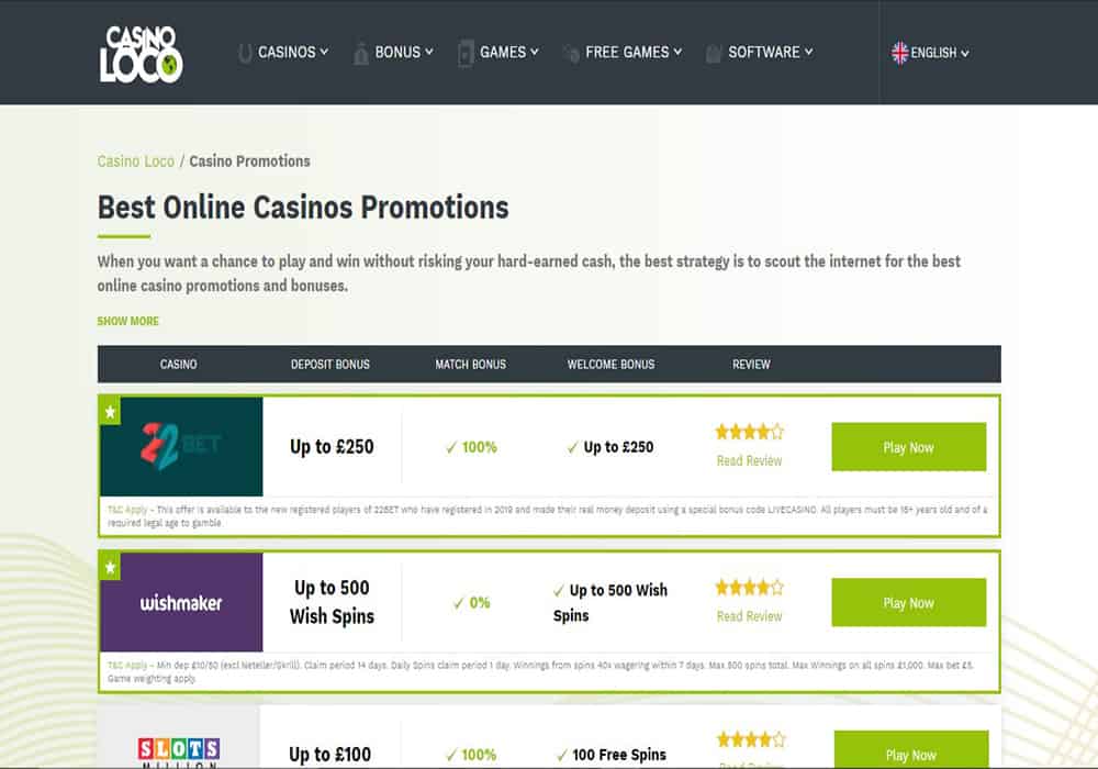casinoloco promo betclic promotions