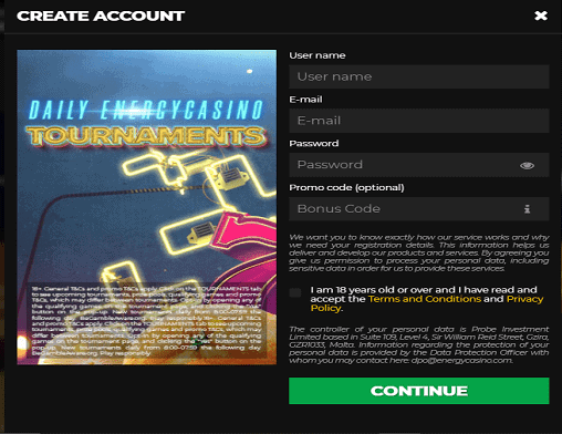 energy casino singup bet clic sign up