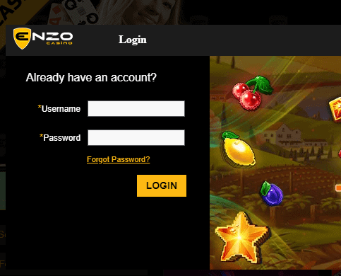 enzo casino promo login