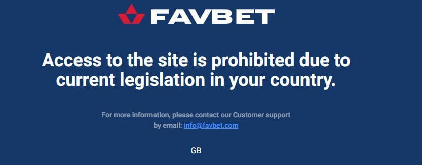 favbet home RESTRICTION NA