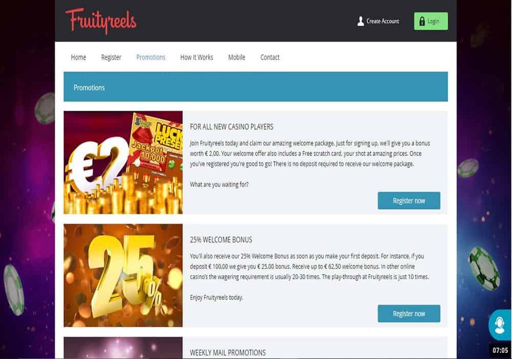 fruityreels promo betclic promotions