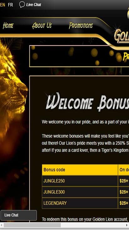 goldenlionnew promo mobile