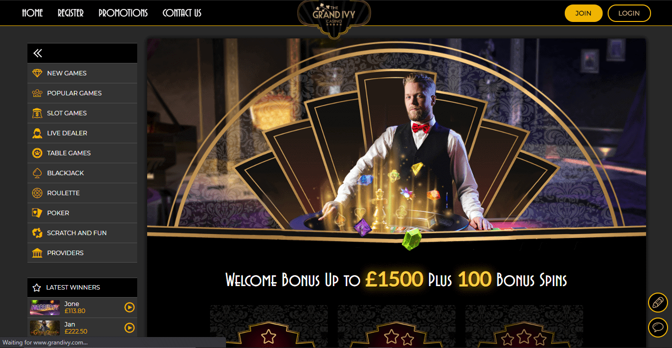Dream Vegas promotions page