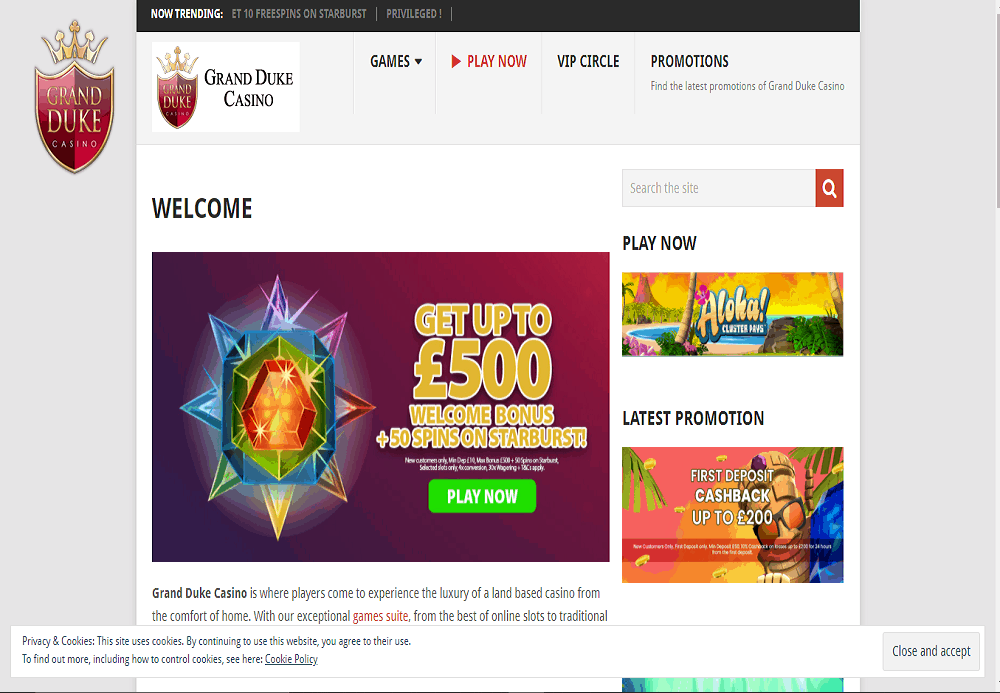 grandduke H Kerching home page