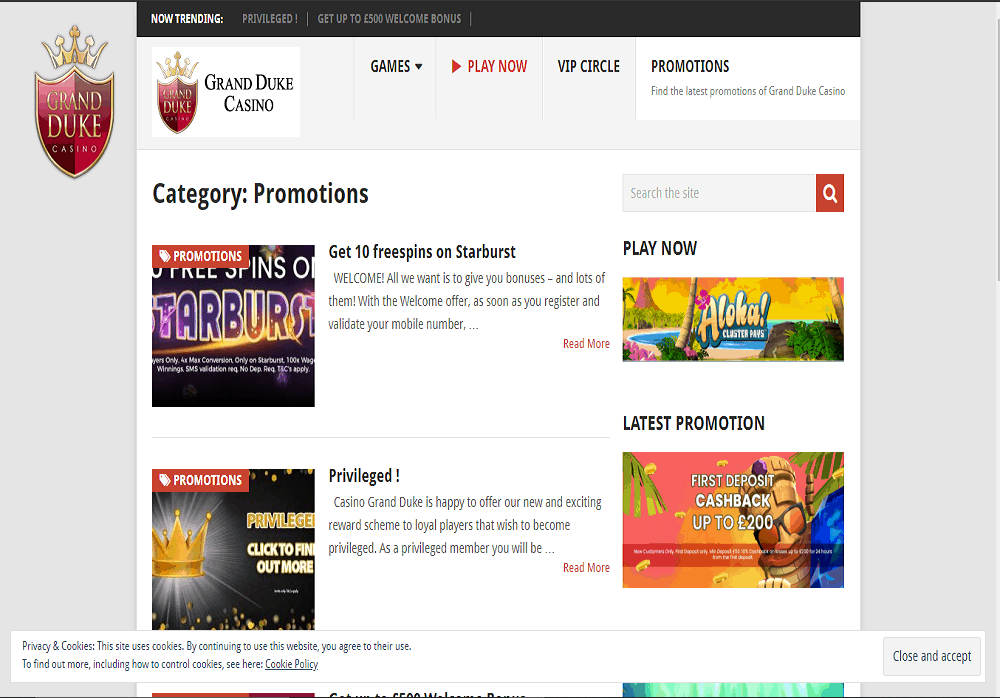 grandduke P kerching promotions
