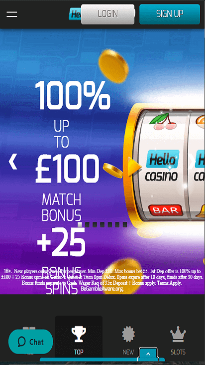 hello casino home mobile