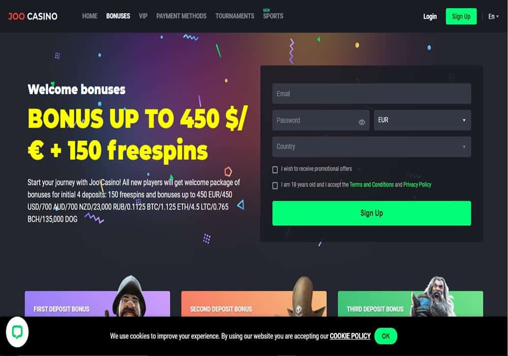 joocasino promo Draft Kings promotions page