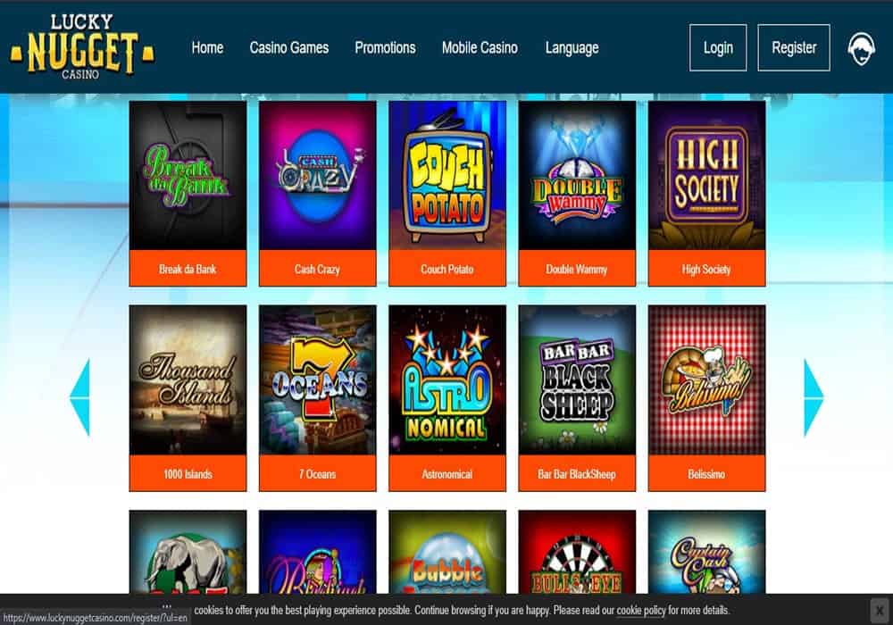 lucky casino games