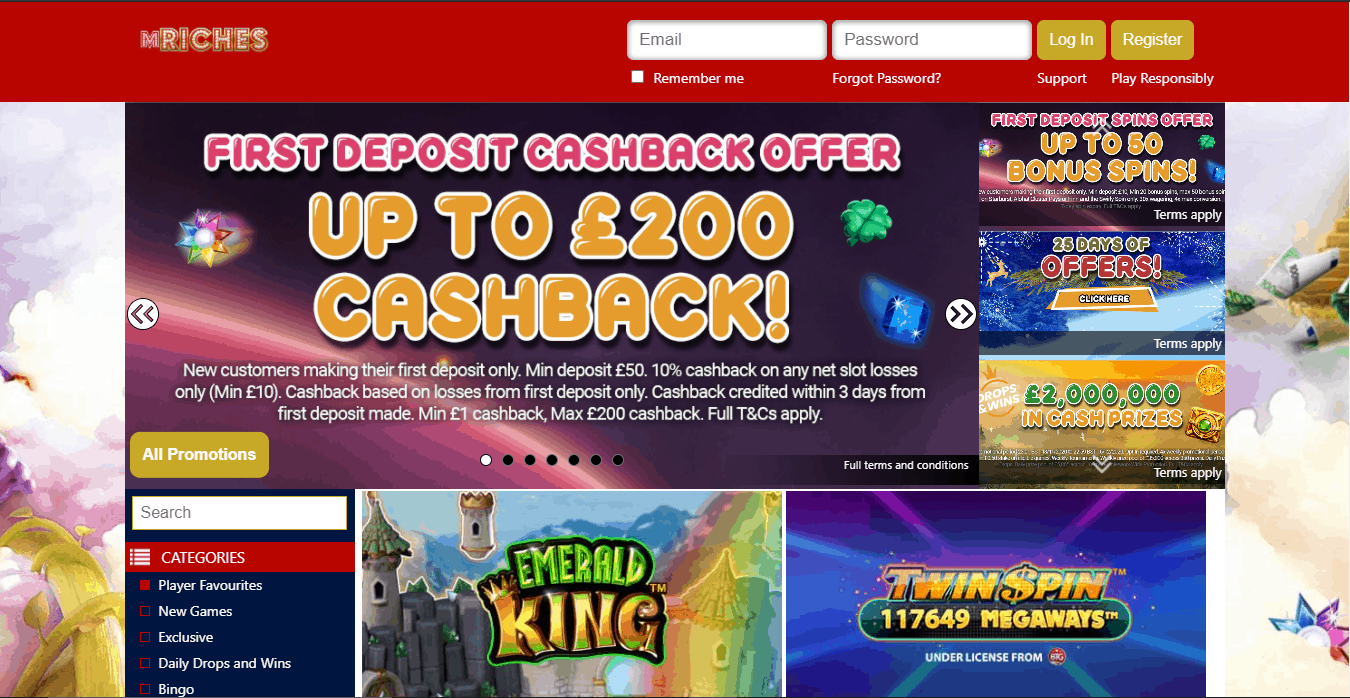 mRiches H Kerching home page