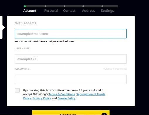 bet clic sign up