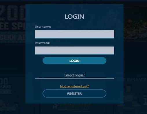 palms bet login 888 Casino login page