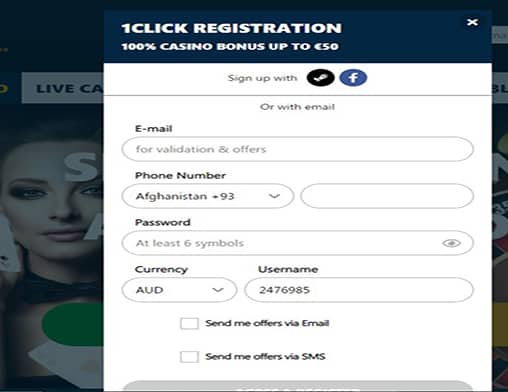 paradisewin signup bet clic sign up