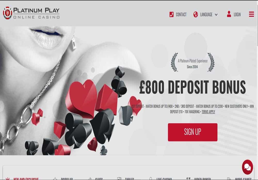 platinumplaycasino promo all slots casino promotions