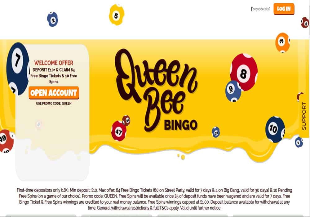 queenbeebingo home 888 Casino logo