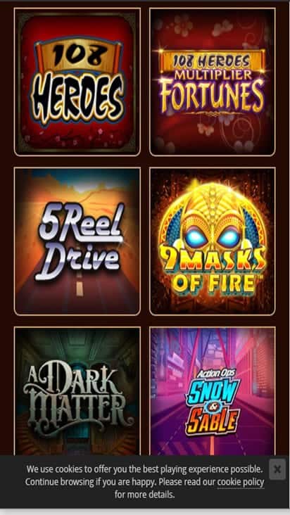 riverbellecasino game mobile