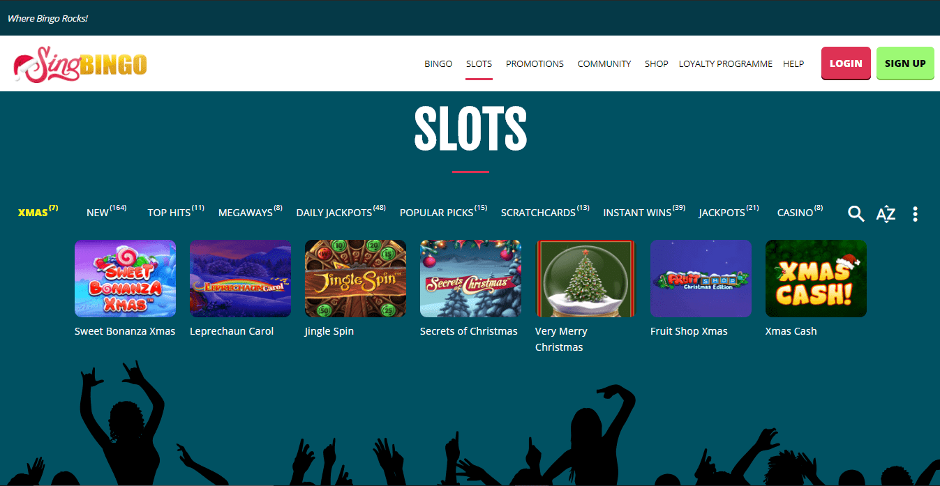 sing bingo game 888 Casino games page