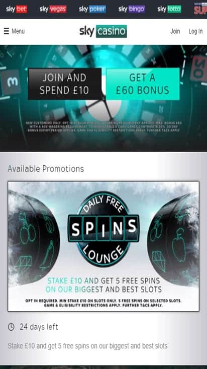 sky casino promo mobile sky casino promo mobile