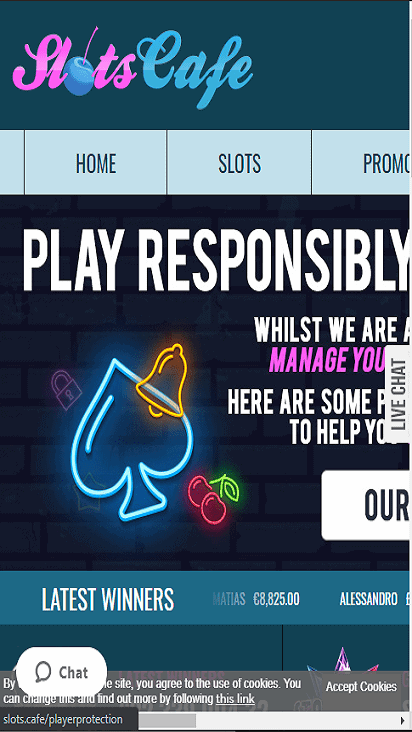 slots cafe home mobile