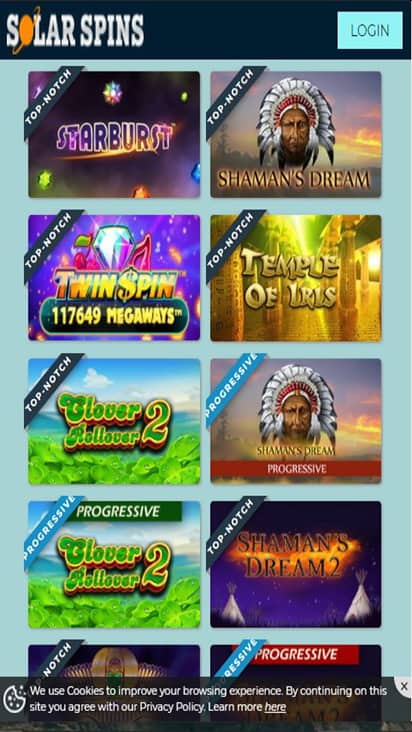 solarspins game mobile