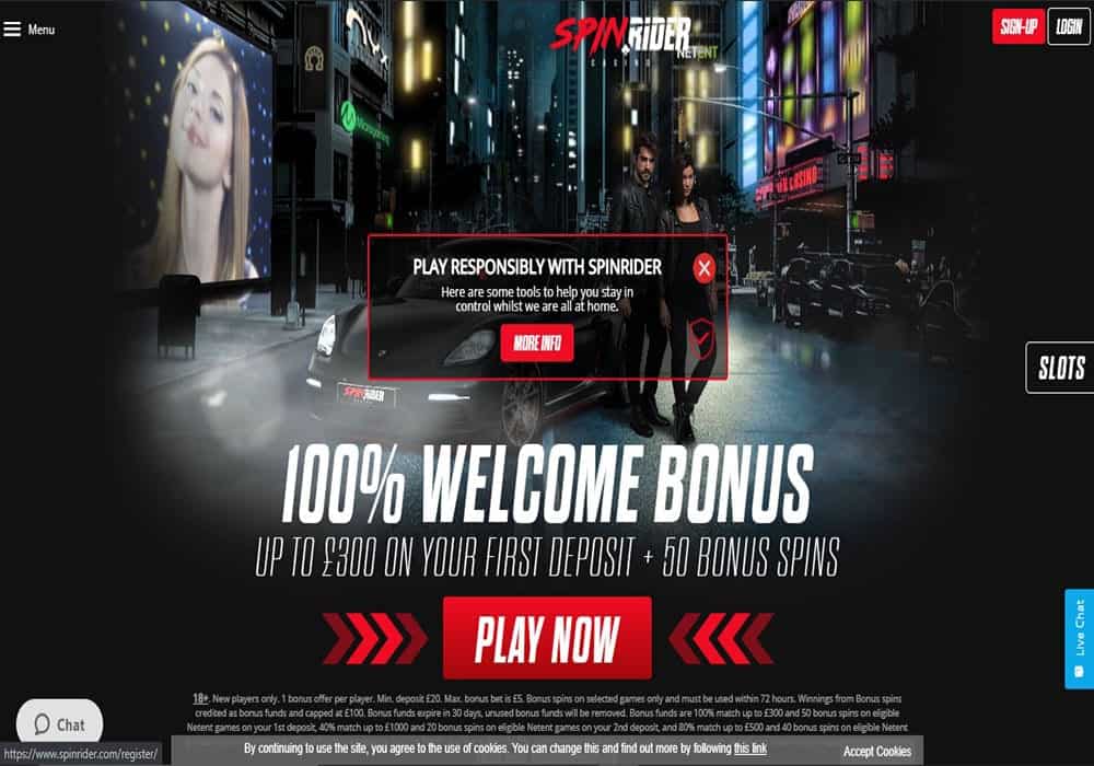 Dream Vegas home page