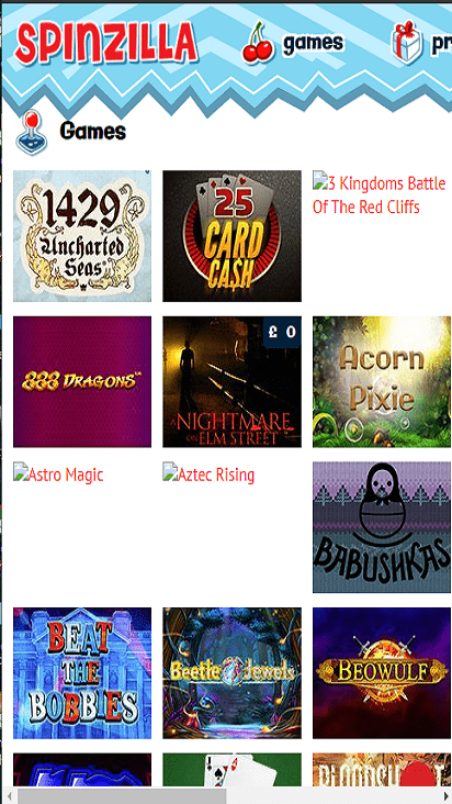 spin zilla game mobile