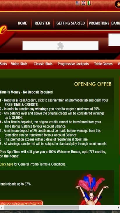 spintimecasino promo mobile spintimecasino promo mobile