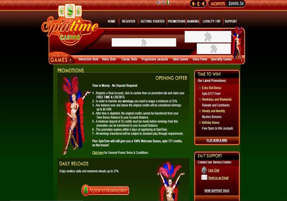 spintimecasino promo betclic promotions