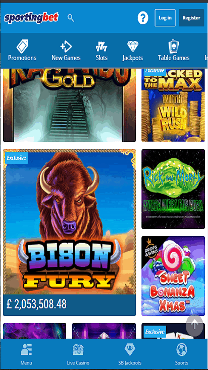 sporting bet game mobile