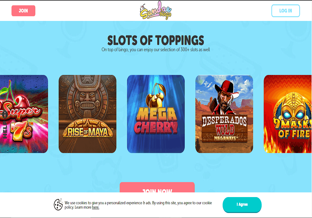 888 Casino games page