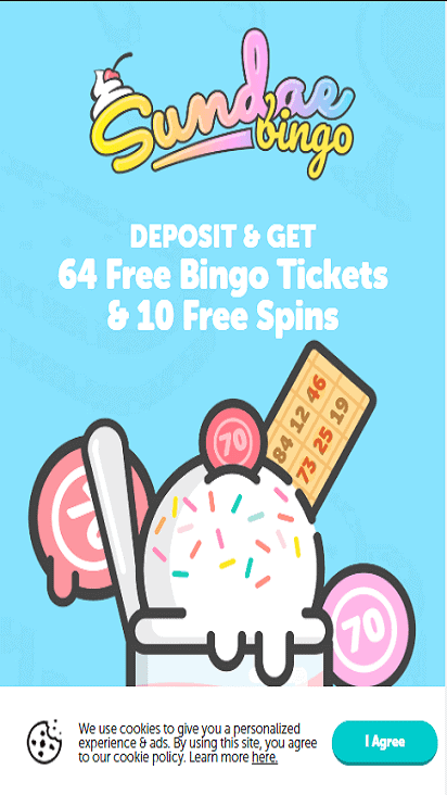 sundae bingo home mboile