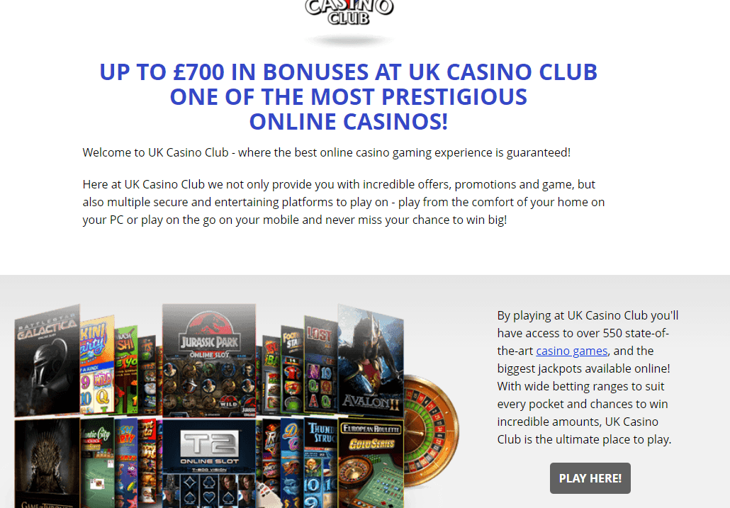 uk casino club promotions